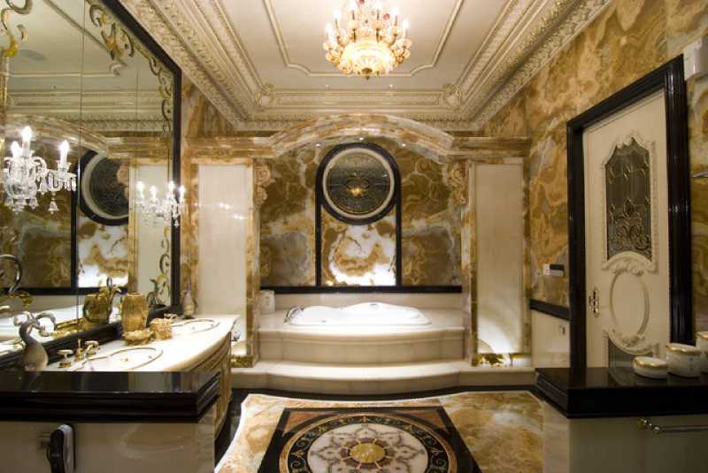 Phòng tắm phong cách tân cổ điển - kiến trúc của vương giả