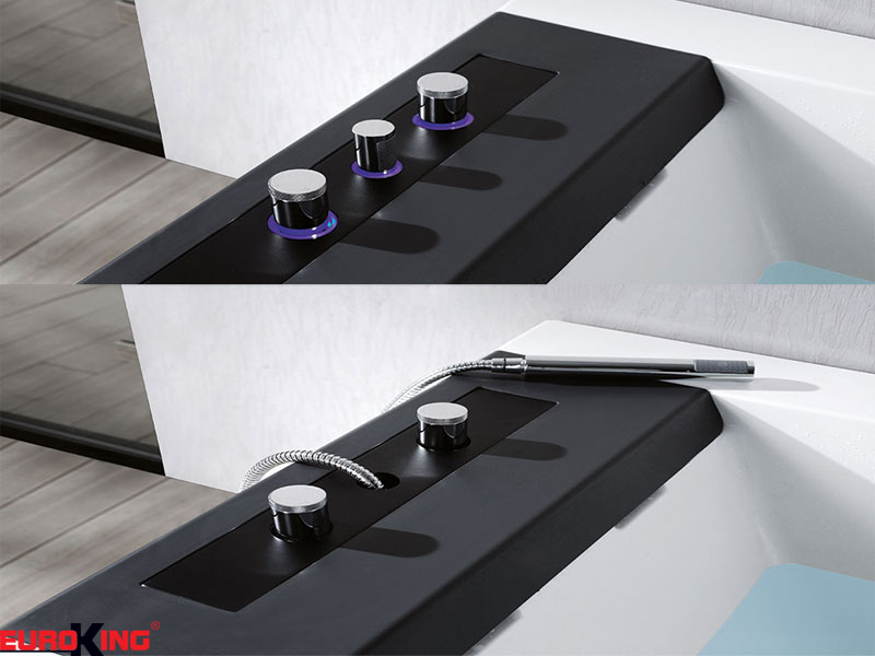 phong cách tối giản trong thiết kế bồn tắm massage EuroKing
