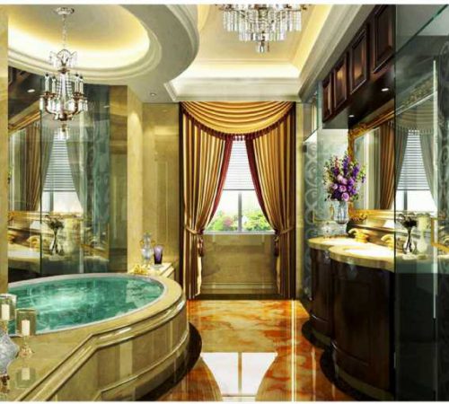 Phòng tắm phong cách tân cổ điển - kiến trúc của vương giả