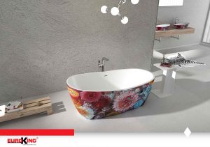 Bồn Louise EU-6037 (hoa văn)